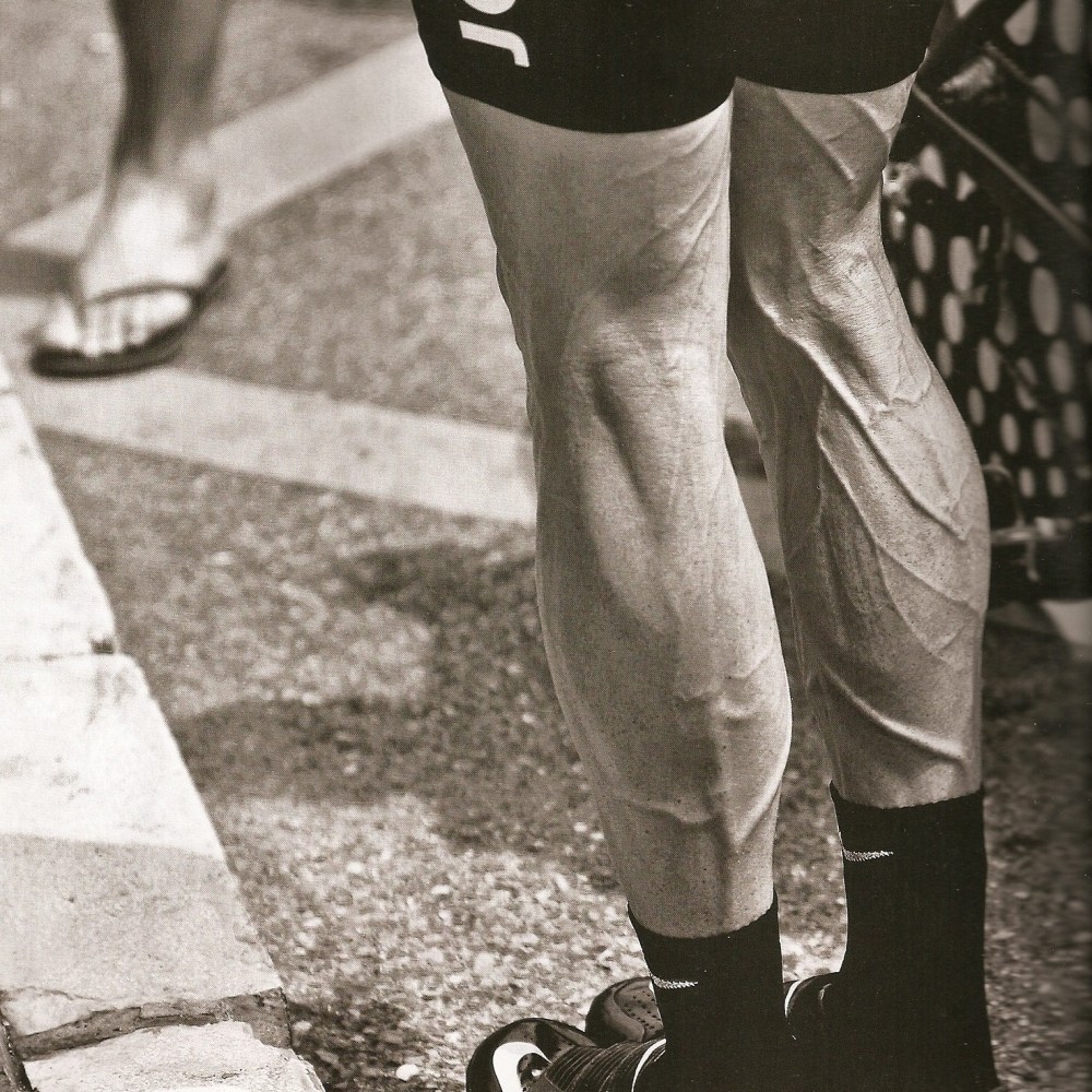 pernas do ciclista Lance Armstrong